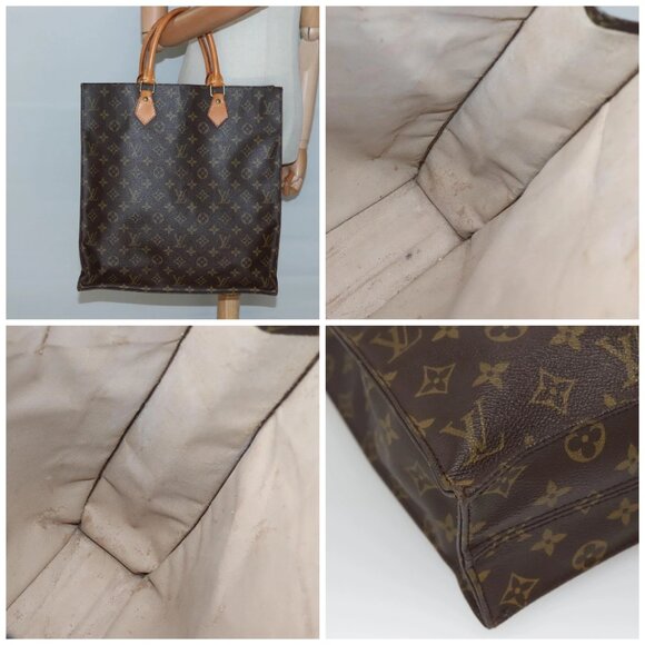 LOUIS VUITTON Monogram Sac Plat Hand Bag - Picture 13 of 16